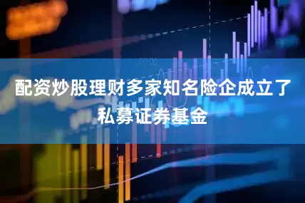 配资炒股理财多家知名险企成立了私募证券基金