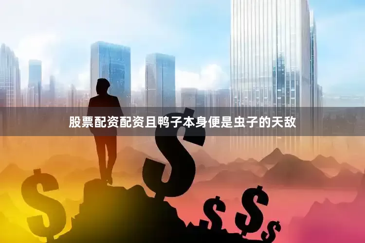 股票配资配资且鸭子本身便是虫子的天敌